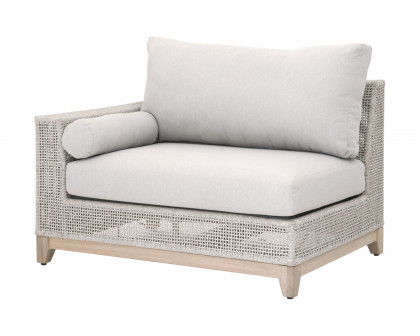 Essentials - Woven Tropez Outdoor Modular Left Facing 1-Arm Sofa