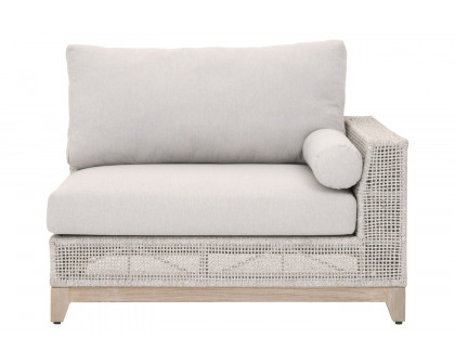 Essentials - Woven Tropez Outdoor Modular Left Facing 1-Arm Sofa