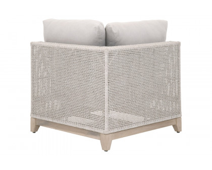 Essentials - Woven Tropez Outdoor Modular Corner Sofa in Taupe