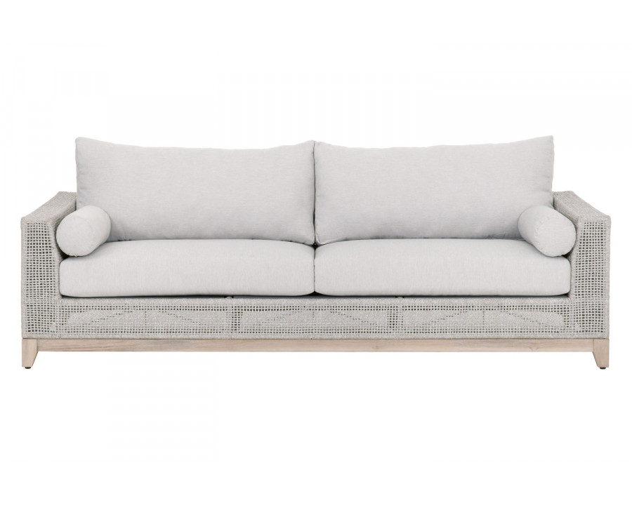 Essentials - Woven Tropez Outdoor 90" Sofa in Taupe