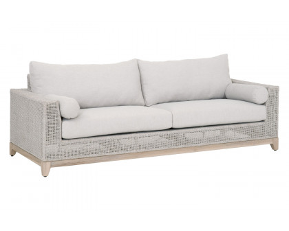 Essentials - Woven Tropez Outdoor 90" Sofa in Taupe