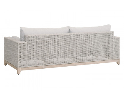 Essentials - Woven Tropez Outdoor 90" Sofa in Taupe