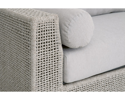 Essentials - Woven Tropez Outdoor 90" Sofa in Taupe