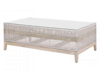 Essentials™ Woven Tapestry Outdoor Coffee Table - Taupe