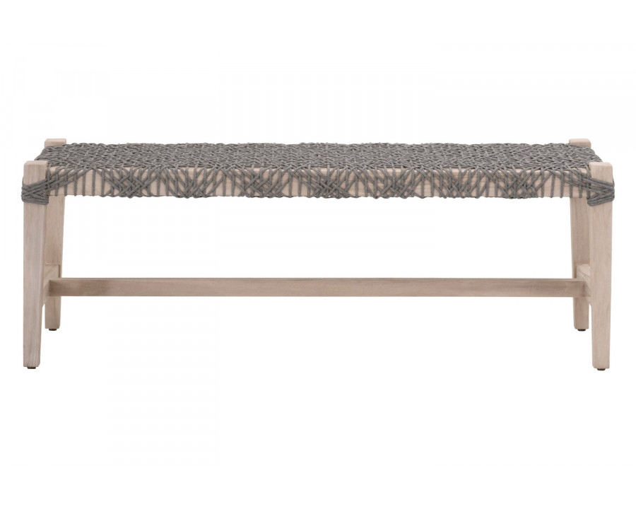 Essentials - Woven Costa Outdoor Bench