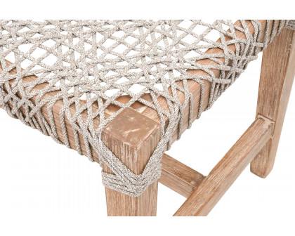 Essentials Woven Costa Bench - Taupe