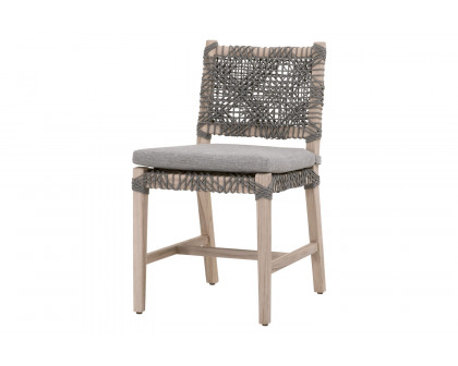 Essentials - Woven Costa Outdoor Dining Chair, Set of 2