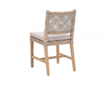 Essentials Woven Costa Dining Chair, Set of 2 - Natural Gray