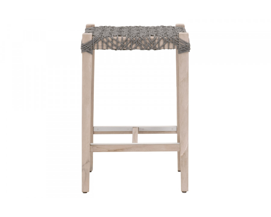 Essentials - Woven Costa Outdoor Backless Counter Stool