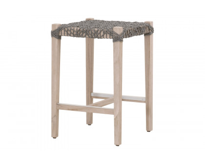 Essentials - Woven Costa Outdoor Backless Counter Stool