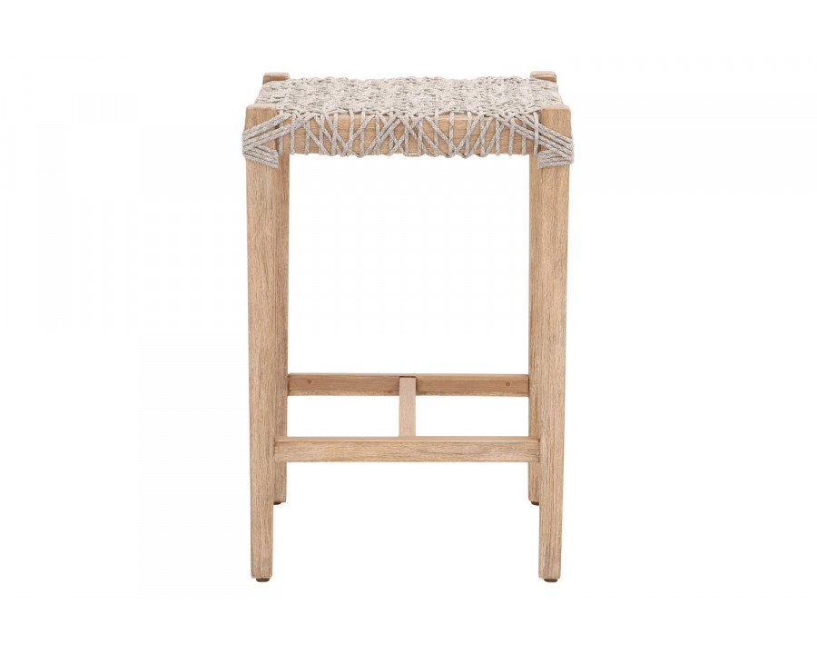 Essentials Woven Costa Backless Counter Stool - Taupe