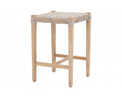 Essentials Woven Costa Backless Counter Stool - Taupe