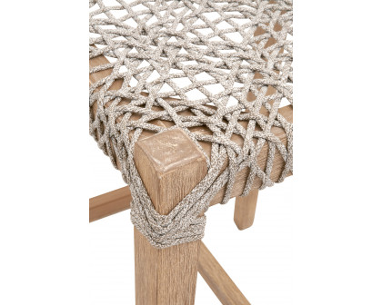 Essentials Woven Costa Backless Counter Stool - Taupe