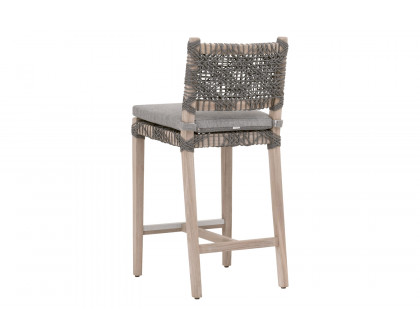 Essentials Woven Costa Outdoor Counter Stool - Performance Dove