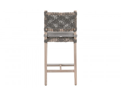 Essentials Woven Costa Outdoor Counter Stool - Performance Dove