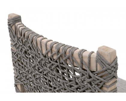 Essentials Woven Costa Outdoor Counter Stool - Performance Dove