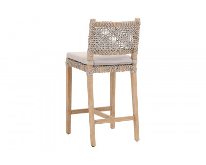 Essentials Woven Costa Counter Stool - Taupe