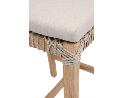 Essentials Woven Costa Counter Stool - Taupe