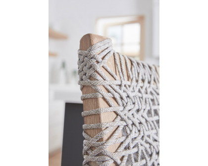 Essentials Woven Costa Counter Stool - Taupe