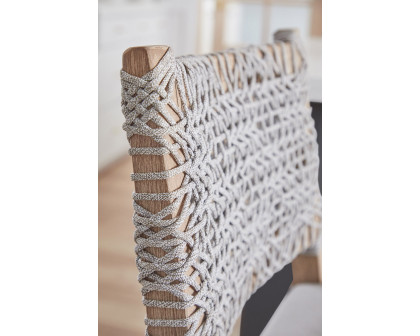 Essentials Woven Costa Counter Stool - Taupe