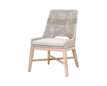 Essentials Woven Tapestry Outdoor Dining Chair, Set of 2 - Taupe