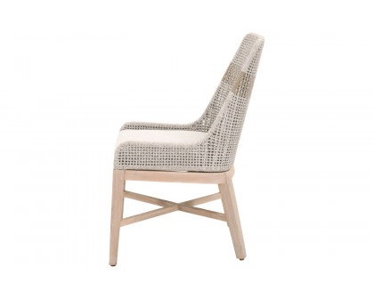 Essentials Woven Tapestry Outdoor Dining Chair, Set of 2 - Taupe