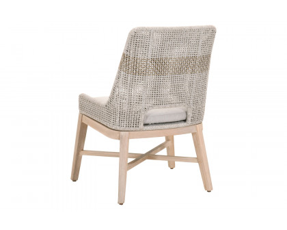 Essentials Woven Tapestry Outdoor Dining Chair, Set of 2 - Taupe