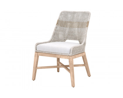 Essentials Woven Tapestry Dining Chair, Set of 2 - Taupe