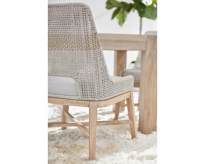 Essentials Woven Tapestry Dining Chair, Set of 2 - Taupe