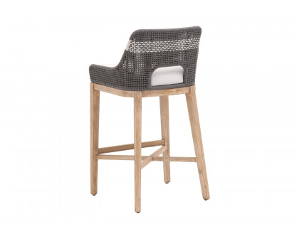 Essentials Woven Tapestry Barstool - Dove Flat Rope