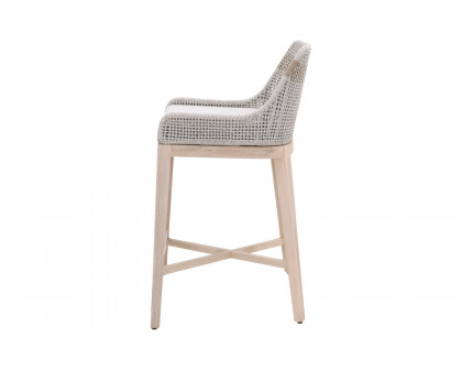 Essentials Woven Tapestry Outdoor Barstool - Taupe