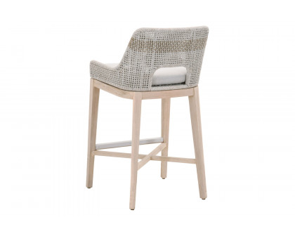 Essentials Woven Tapestry Outdoor Barstool - Taupe