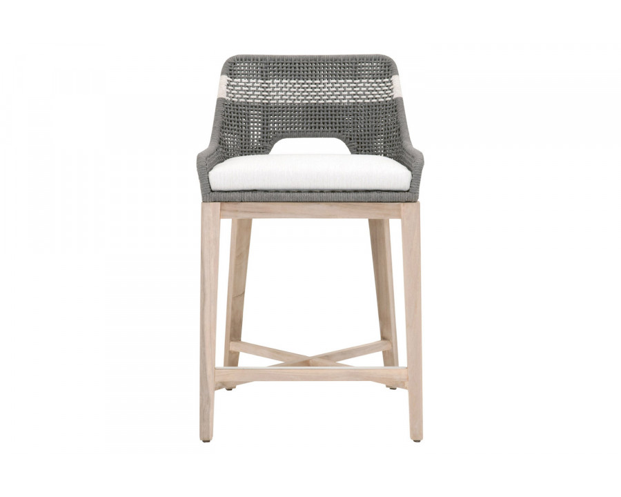 Essentials - Woven Tapestry Outdoor Counter Stool