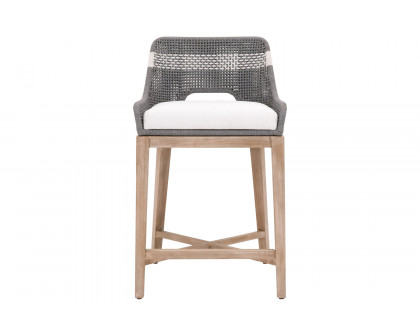 Essentials - Woven Tapestry Outdoor Counter Stool