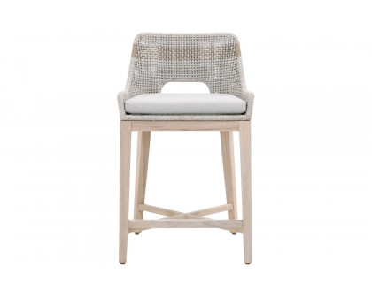 Essentials - Woven Tapestry Outdoor Counter Stool