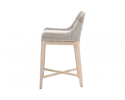 Essentials Woven Tapestry Outdoor Counter Stool - Taupe