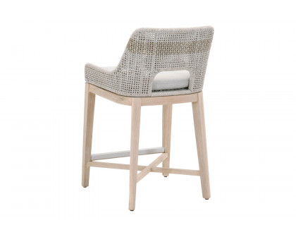 Essentials Woven Tapestry Outdoor Counter Stool - Taupe