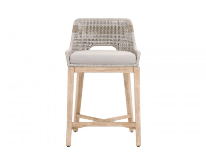 Essentials - Woven Tapestry Outdoor Counter Stool