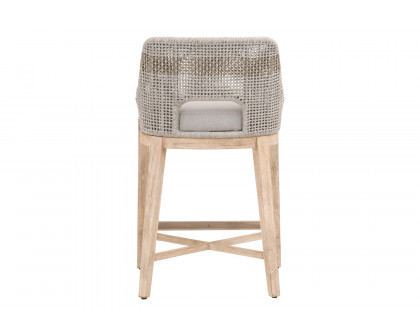 Essentials Woven Tapestry Counter Stool - Taupe White