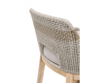 Essentials Woven Tapestry Counter Stool - Taupe White