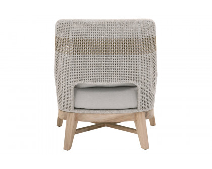 Essentials - Woven Tapestry Outdoor Club Chair in Taupe