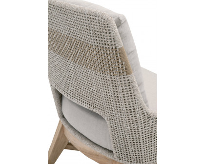 Essentials - Woven Tapestry Outdoor Club Chair in Taupe