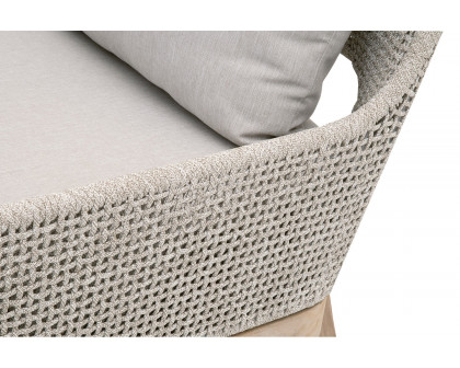 Essentials - Woven Tapestry Outdoor Club Chair in Taupe