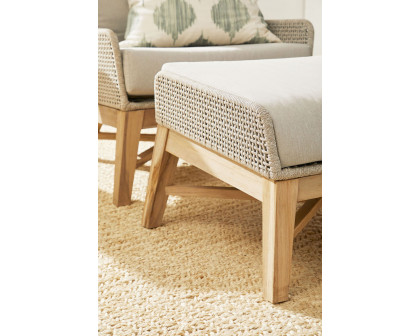 Essentials - Woven Tapestry Outdoor Club Chair in Taupe