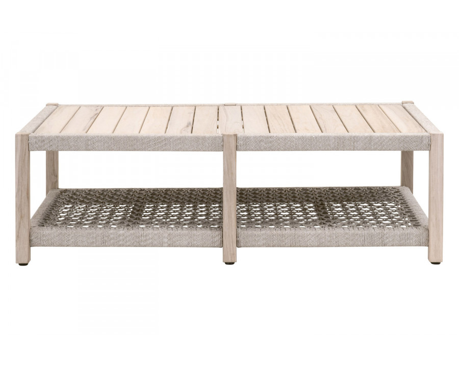 Essentials Woven Wrap Outdoor Coffee Table - Taupe