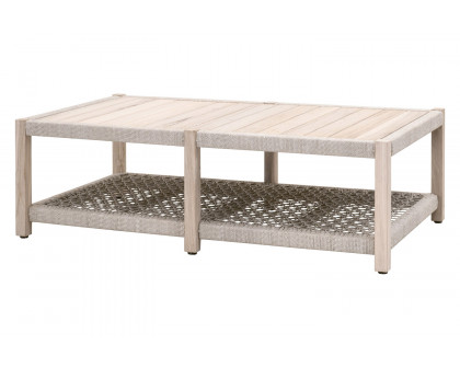 Essentials Woven Wrap Outdoor Coffee Table - Taupe