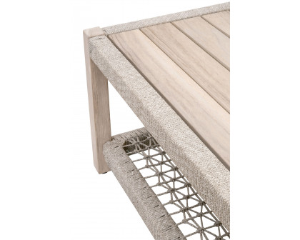 Essentials Woven Wrap Outdoor Coffee Table - Taupe