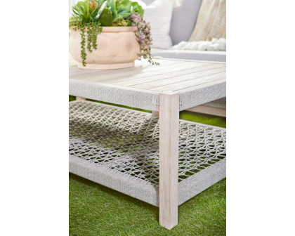 Essentials Woven Wrap Outdoor Coffee Table - Taupe