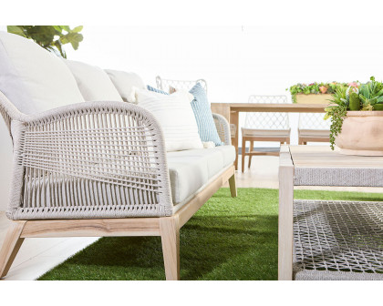 Essentials Woven Wrap Outdoor Coffee Table - Taupe