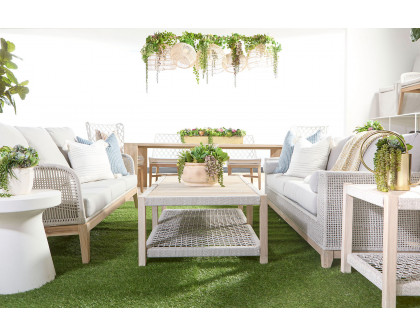 Essentials Woven Wrap Outdoor Coffee Table - Taupe